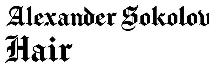 Logo: Alexander Sokolov Hair